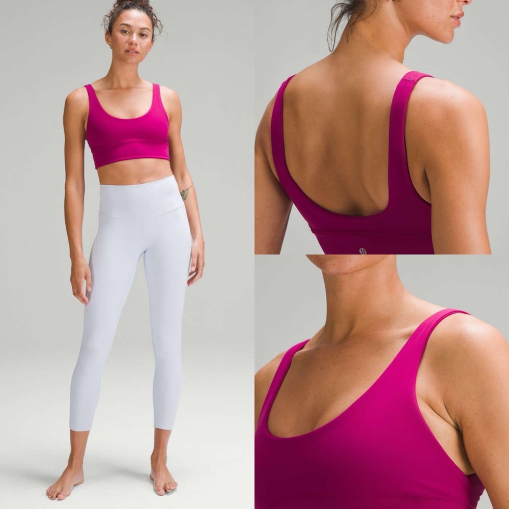 Lululemon Align Bra Reversible Size 4 Magenta Purple LW2CYOS From 2023 Support